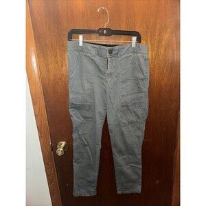 Democracy Womens Gray Cargo Denim Jeans Size 8